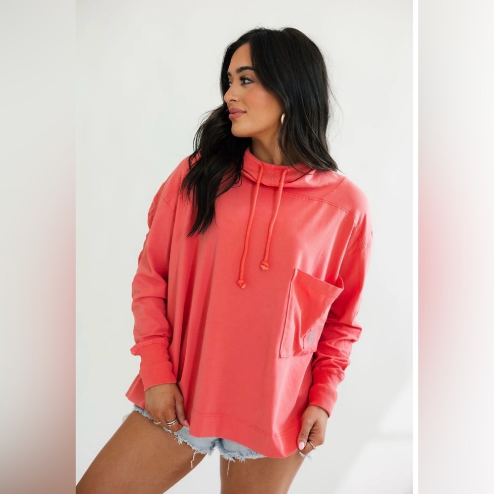 Free People Hot  Shot Hooded Pullover -  Brand New